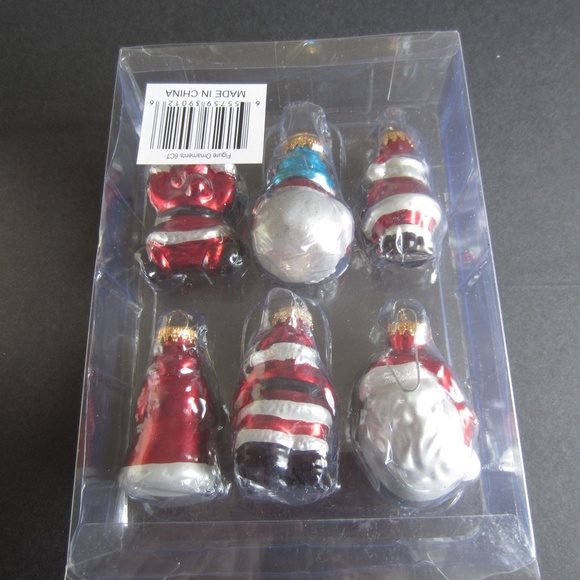 Christmas Ornaments 7 Different Figures colorful  Holiday - Picture 3 of 10